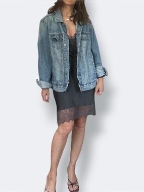 Oversized Classic Denim Jacket Goodfellow